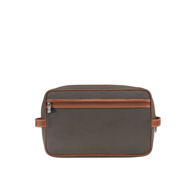 Trousses De Toilette Longchamp Tela Marron | 68521-DEOK