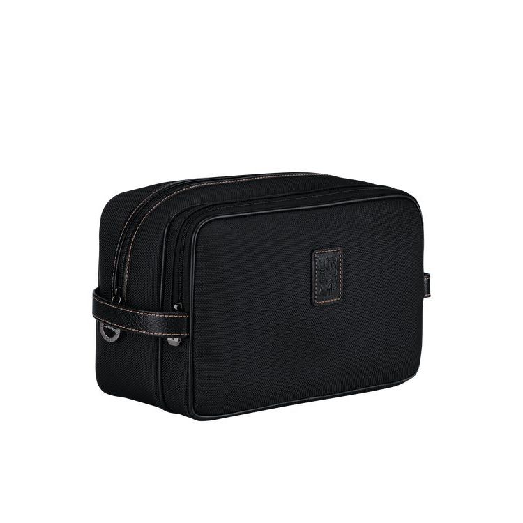 Trousses De Toilette Longchamp Tela Noir | 03864-SVHF