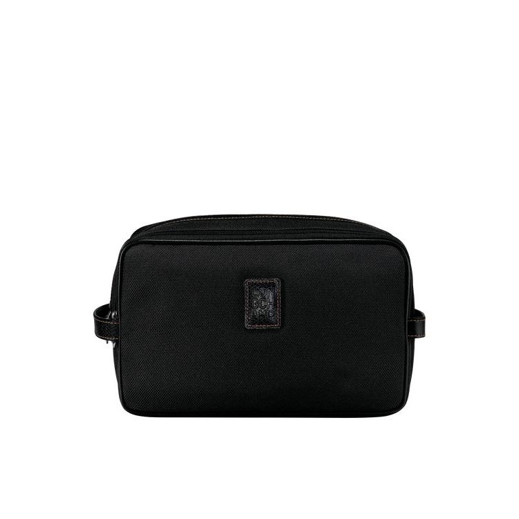 Trousses De Toilette Longchamp Tela Noir | 03864-SVHF