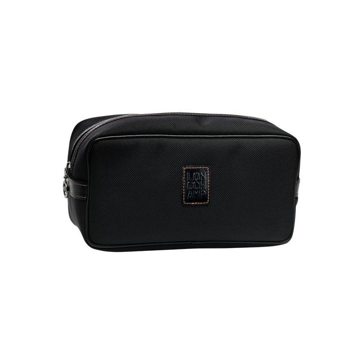 Trousses De Toilette Longchamp Tela Noir | 63150-XNSB