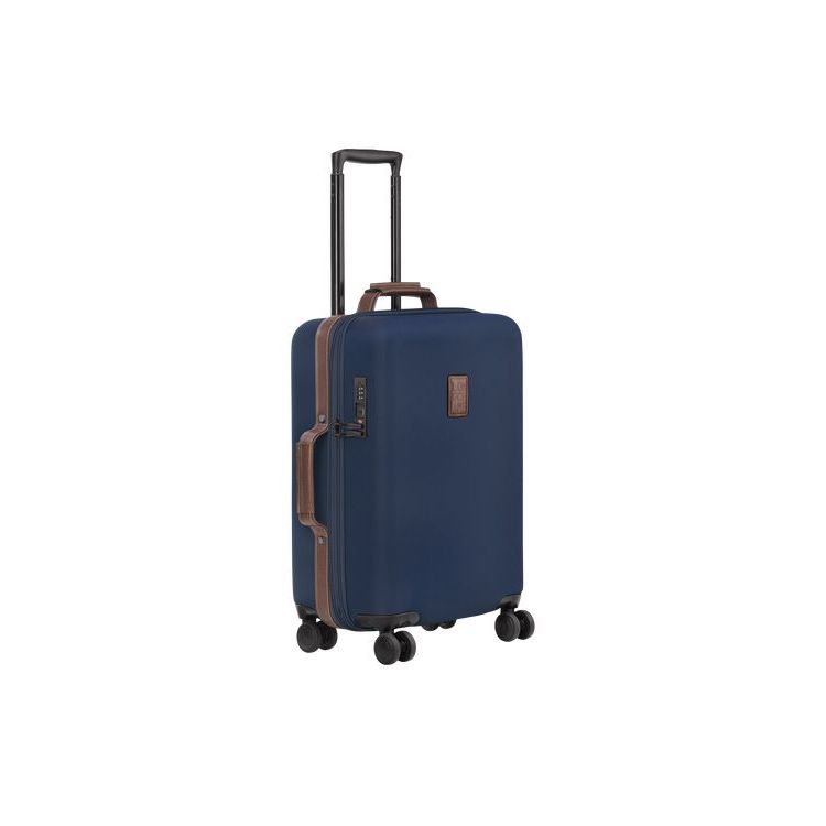 Valises Longchamp Cabin Recycled canvas Bleu | 47609-JEAI