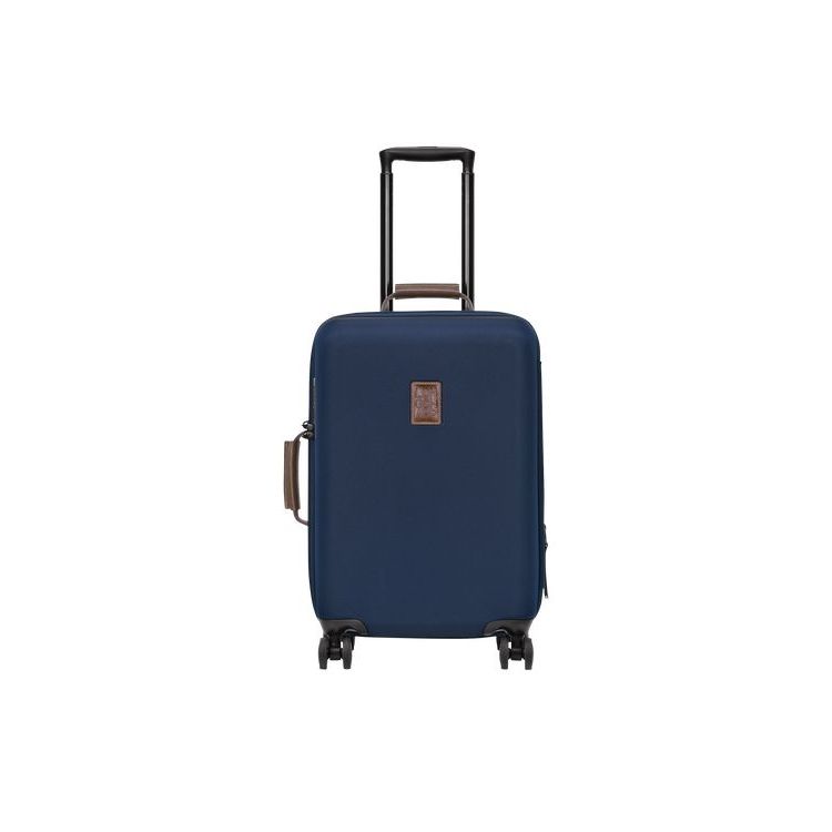 Valises Longchamp Cabin Recycled canvas Bleu | 47609-JEAI