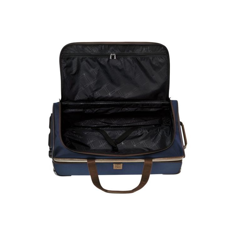 Wheeled Duffle Bags Longchamp Tela Bleu | 52413-SOBN