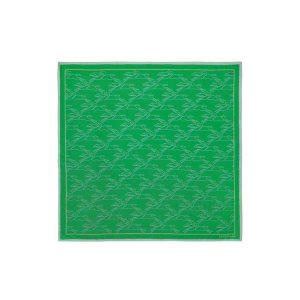 Echarpes Longchamp Scarf 70 Silk Vert | 87215-ADUR