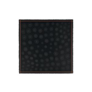 Echarpes Longchamp Shawl Coton Noir | 53086-PGTZ