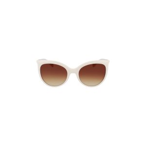 Lunettes de Soleil Longchamp Blanche | 89051-EBZO