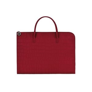 New Longchamp Briefcase S Cuir Rouge | 94287-JPBI