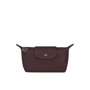 Pochettes Longchamp Pouch Cuir Bordeaux | 29785-DZUC