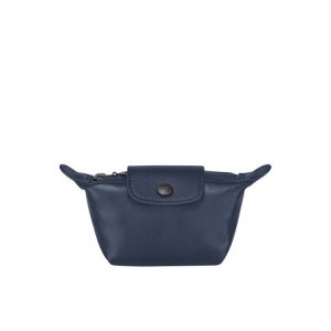 Porte-Cartes Longchamp Cuir Bleu Marine | 75643-LIQV