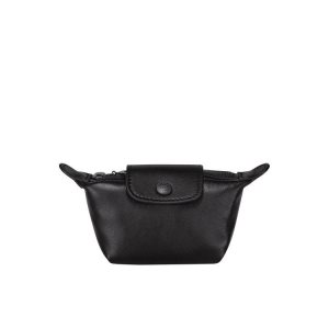 Porte-Cartes Longchamp Cuir Noir | 18053-IHVO