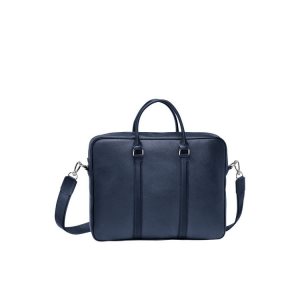 Porte-Documents Longchamp Briefcase S Cuir Bleu Marine | 16250-IUET