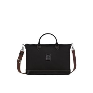 Porte-Documents Longchamp Briefcase S Tela Noir | 08576-ZCML