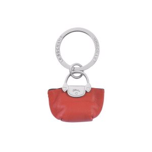 Porte-clés Longchamp Pliage Terracotta Cuir Orange | 18760-ZAXH