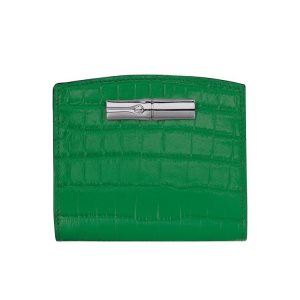 Portefeuilles Longchamp Cuir Vert | 18324-GUTO