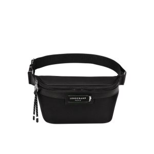 Sac Banane Longchamp Recycled canvas Noir | 72938-PYDR