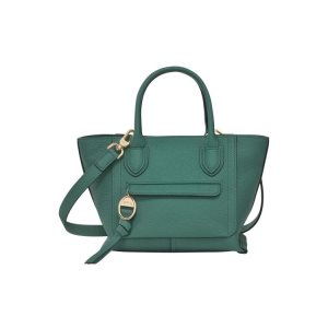 Sac Mini Longchamp S Cuir Grise Vert | 46915-VELN