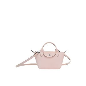 Sac Mini Longchamp Xs Cuir Rose | 90571-MZJK