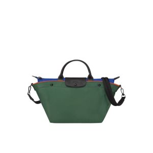 Sac À Main Longchamp M Tela Vert | 54378-YCDE