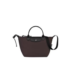 Sac À Main Longchamp S Recycled canvas Bordeaux | 69175-ZAPX