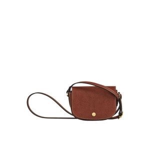 Sacs Crossbody Longchamp Cuir Marron | 46019-HZVF