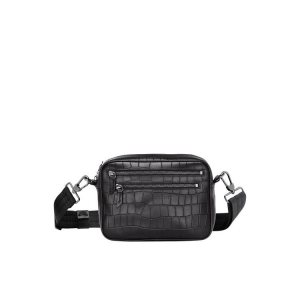 Sacs Crossbody Longchamp Cuir Noir | 30748-GCIV