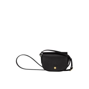 Sacs Crossbody Longchamp Cuir Noir | 50784-CIFL