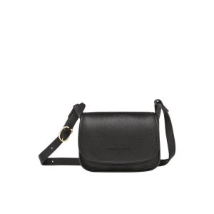 Sacs Crossbody Longchamp S Cuir Noir | 92563-WHVJ