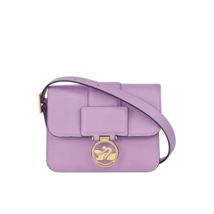 Sacs Crossbody Longchamp S Cuir Violette | 08653-BCMJ