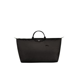 Sacs De Voyage Longchamp Xl Recycled canvas Noir | 16905-LINB