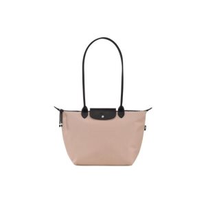 Sacs À Bandoulière Longchamp Long Hawthorn Recycled canvas Rose | 09315-YXSE