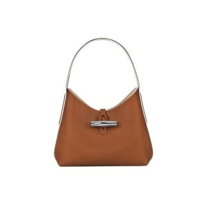 Sacs À Bandoulière Longchamp Xs Cuir Marron | 24135-LVHN