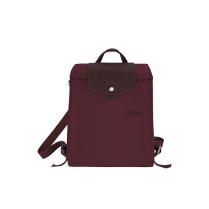 Sacs À Dos Longchamp Recycled canvas Bordeaux | 13756-GDEA