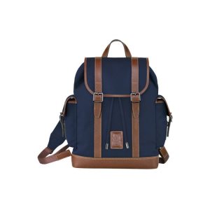 Sacs À Dos Longchamp Tela Bleu | 84396-XCIS