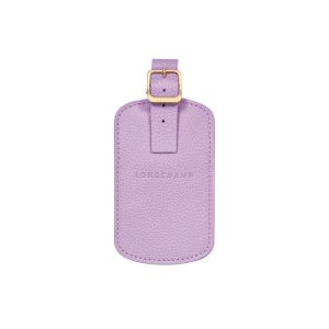 Travel Accessories Longchamp Luggage Tag Cuir Violette | 62891-JZUL