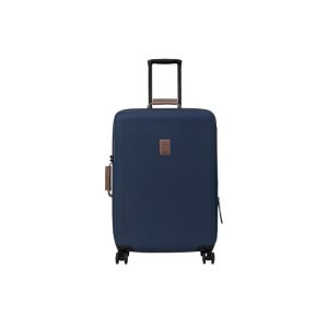 Valises Longchamp M Recycled canvas Bleu | 41987-JAOE